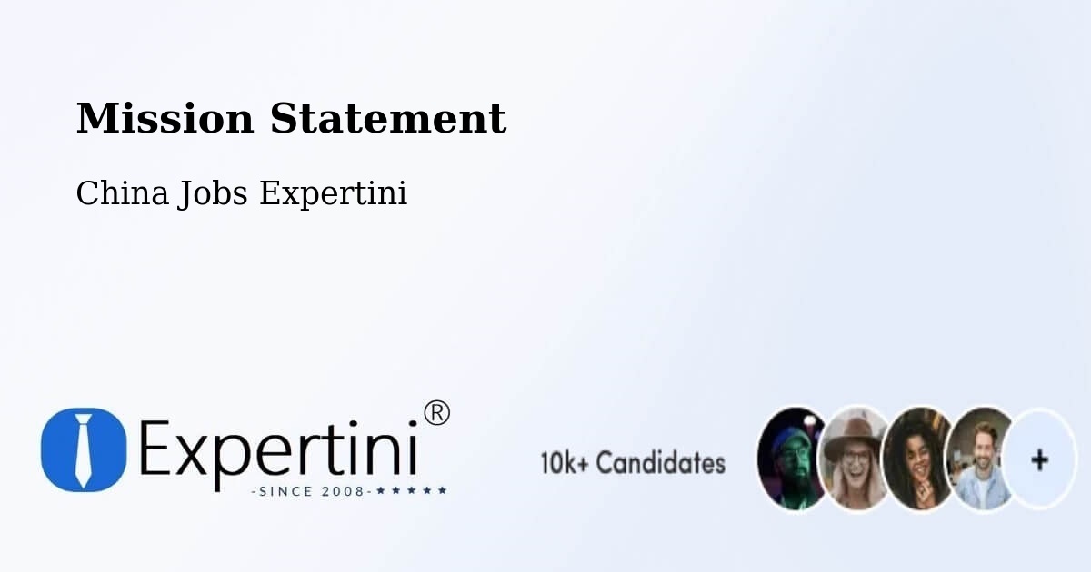 Corporate Mission – Taizhou - China Jobs Expertini