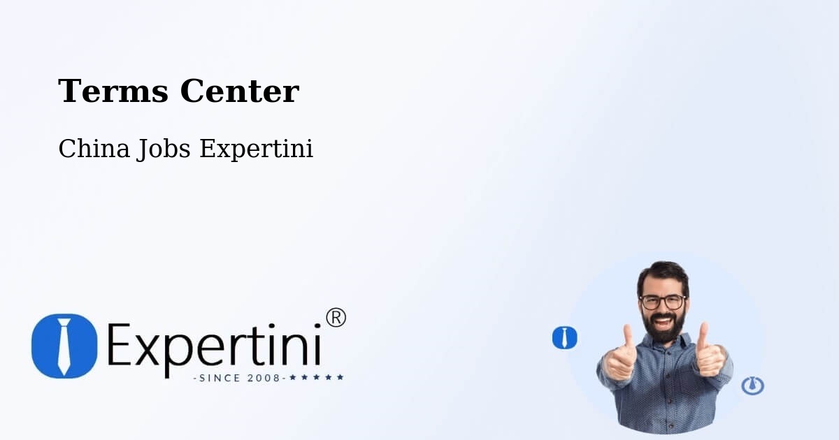 Terms of Service – Taizhou - China Jobs Expertini